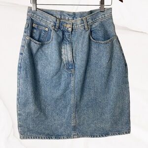 Vintage Gitano Emporio High Waist Denim Skirt 14